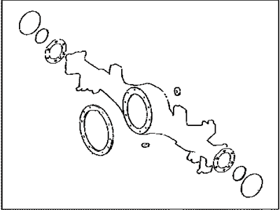 Toyota 04412-60270 Gasket Kit, Rear Differential Carrier