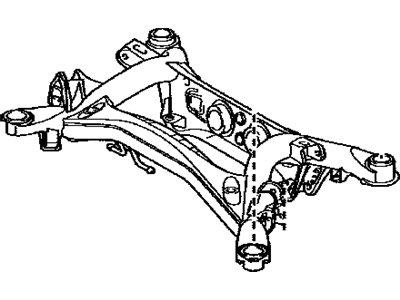 Lexus 51206-30100 Member Sub-Assy, Rear Suspension