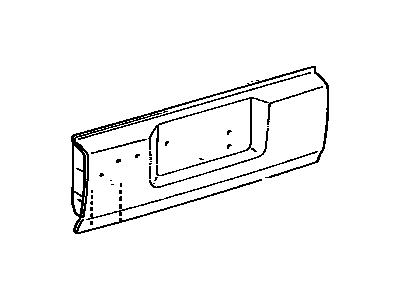 Lexus 65061-60070 Panel Sub-Assy, Tail Gate