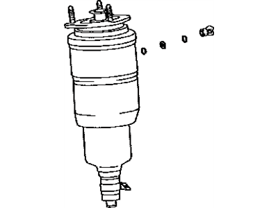 Lexus 48010-50260 Cylinder Assy, Pneumatic, Front RH W/Shock Absorber