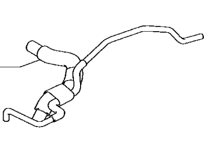 Lexus 23820-50140 Hose Assy, Fuel Vapor Feed