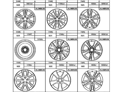 Lexus 42611-30F30 Wheel, Disc