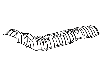 Toyota 58151-60121 INSULATOR, Front Floor