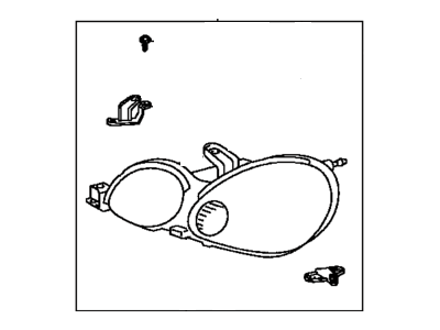 Lexus 81130-3A491 Headlamp Unit Assembly, Right