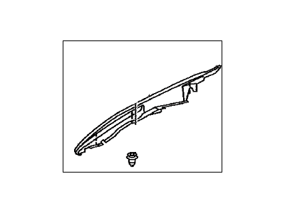 Lexus 53805-30100 Protector, Front Fender, Upper RH