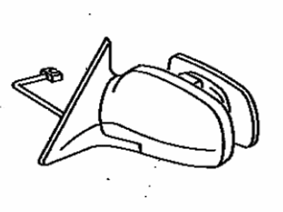 Lexus 87910-30861-D1 Mirror Assy, Outer Rear View, RH