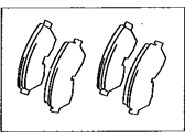 OEM 1988 Toyota Camry Brake Pad - 04465-YZZA3