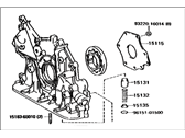 OEM Lexus ES250 Pump Assembly, Oil - 15100-62020