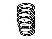 OEM 1997 Toyota Land Cruiser Spring, Coil, Rear - 48231-6A100