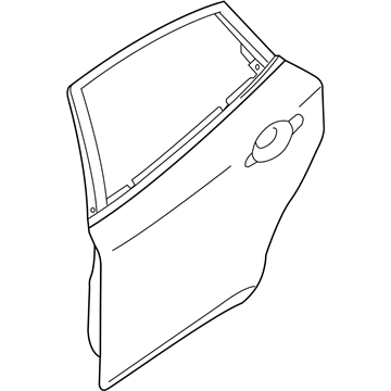 Infiniti H210A-1MAMA Door Rear LH