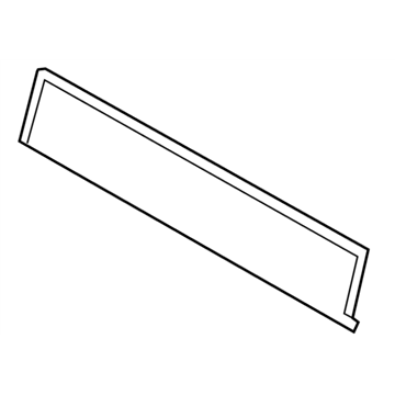 Nissan 822D3-1JA0A Cover Slide Door SASH, LH