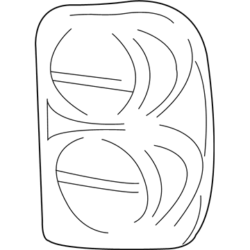 Mopar 55155828AF Lamp-Tail Stop Turn