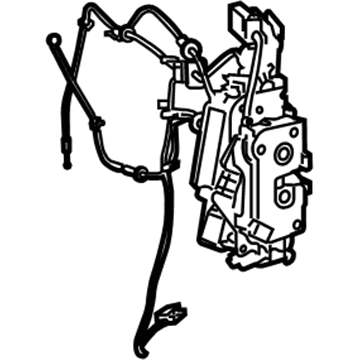 Mopar 68030378AE Sliding Door Latch