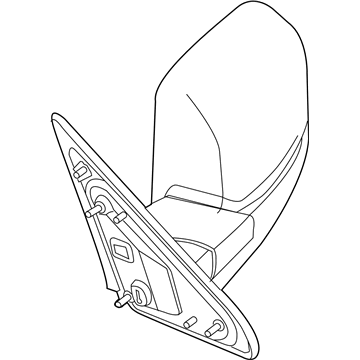 Mopar 5RR791W7AI Outside Rear View Mirror
