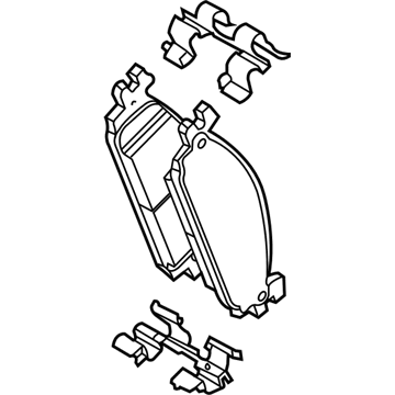 Ford EB5Z-2001-A Front Pads