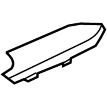 Acura 83733-STX-A02ZH Armrest Assembly, Right Rear Door (Type I) (Leather) (Black/Black)