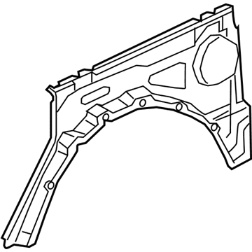 Mopar 68302794AF Panel-Quarter Inner