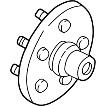 Ford 6L5Z-1104-B Hub Assembly - Wheel