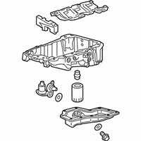 OEM 2019 GMC Acadia Oil Pan - 12706062