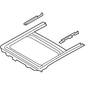 Nissan 91350-1KA0B Rail Assy-Sunroof