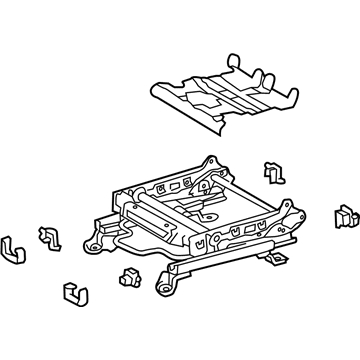 Toyota 71110-06140 Seat Adjust Assembly