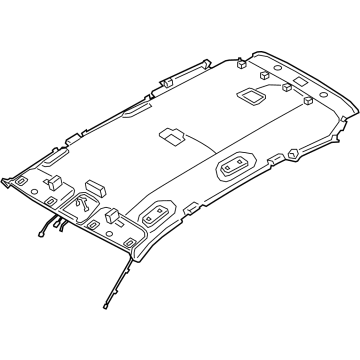 Hyundai 85310-CL020-YGE HEADLINING ASSY