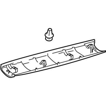 Toyota 64790-0A100-C0 Upper Trim Panel