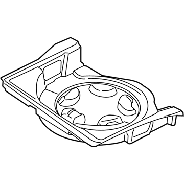 BMW 51-47-7-359-388 Storage Tray, Luggage Compartment. Floor, Front