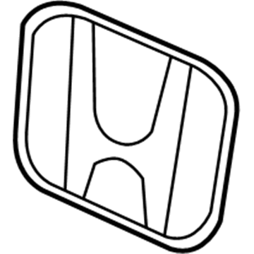 Honda 75701-S2H-000ZA Sticker, Rear (Typefs) (H)