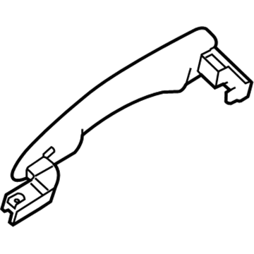 Nissan 80640-6MA4B Outside Handle Grip