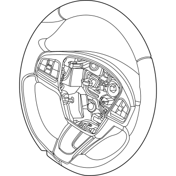 Ford LJ8Z-3600-GC WHEEL ASY - STEERING