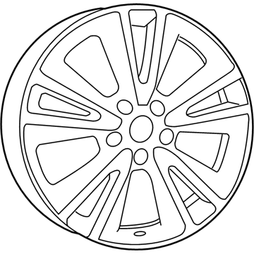 Mopar 1TE70GSAAE Wheel-Aluminum