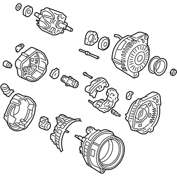 Acura 31100-RJA-A02 Alternator Assembly (Csd69) (Denso)