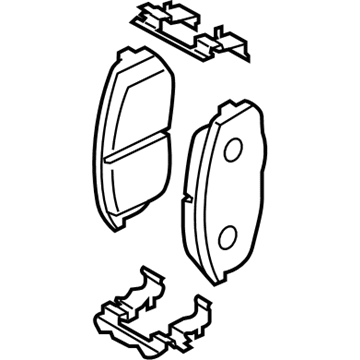 Hyundai 58101-J9A15 Pad Kit-Front Disc Brake