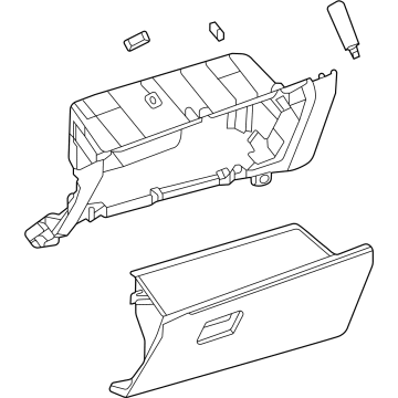 Toyota 55303-08010-B0 Glove Box Assembly