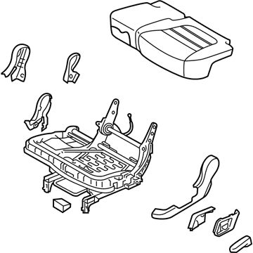 Kia 89100C6000C61 Cushion Assembly-2ND Seat