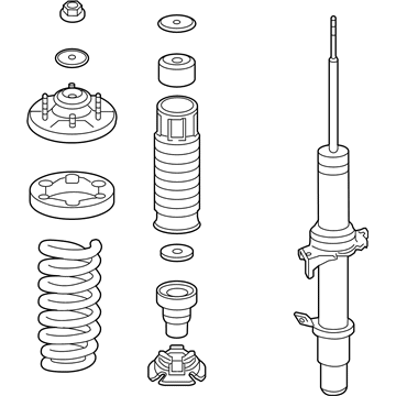 Acura 51602-SJA-A53 Shock Absorber Assembly, Left Front