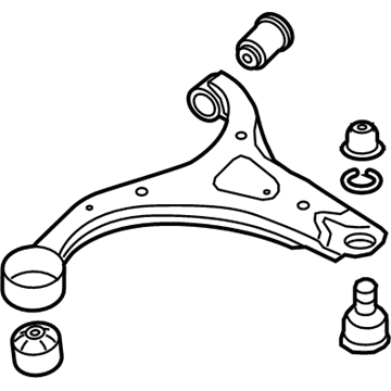 Kia 545011U000 Arm Complete-Front Lower