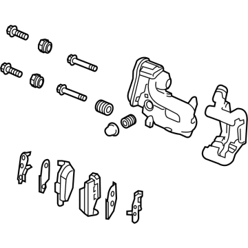 Nissan D4010-6CA2B Brake-Rear LH