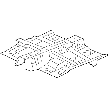Honda 65100-TRW-305ZZ Floor Comp, FR.