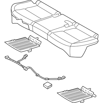 Hyundai 89100-D3070-TTG Cushion Assembly-Rear Seat