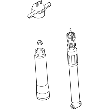 Ford LX6Z-18125-E SHOCK ABSORBER ASY