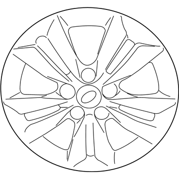 Hyundai 52960-3Q010 Wheel Hub Cap Assembly