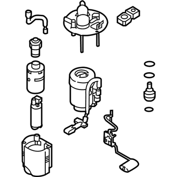 Kia 31110B0600 Complete-Fuel Pump