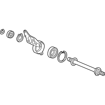 Honda 44500-SZT-G00 Shaft Assembly, Half