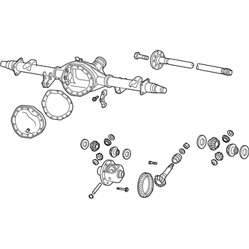 Mopar 5127630AA Axle-Service Rear