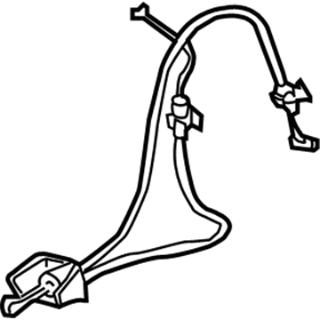 BMW 51-24-7-072-613 Bowden Cable, Emergency Unlocking