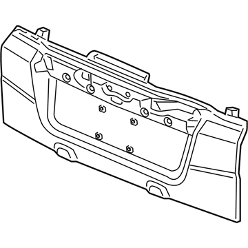 Honda 68700-SCV-A91ZZ Tailgate (Lower) (DOT)