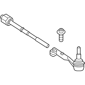 BMW 32-10-1-543-909 LEFT TIE ROD