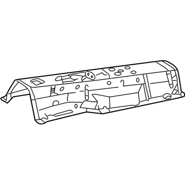 Lexus 58113-50908 Panel, Front Floor, Center